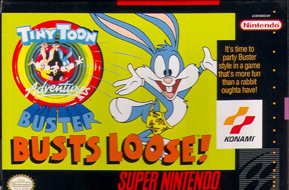 Tiny Toon Adventures box art for Super Famicom